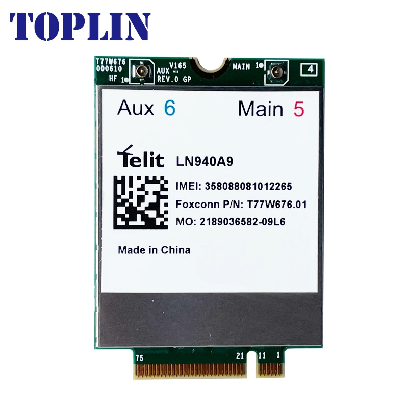 T77W676 Telit LN940A9 X12 LTE 4G WWAN M.2 450Mbps LTE Modem For laptop USB Adapter
