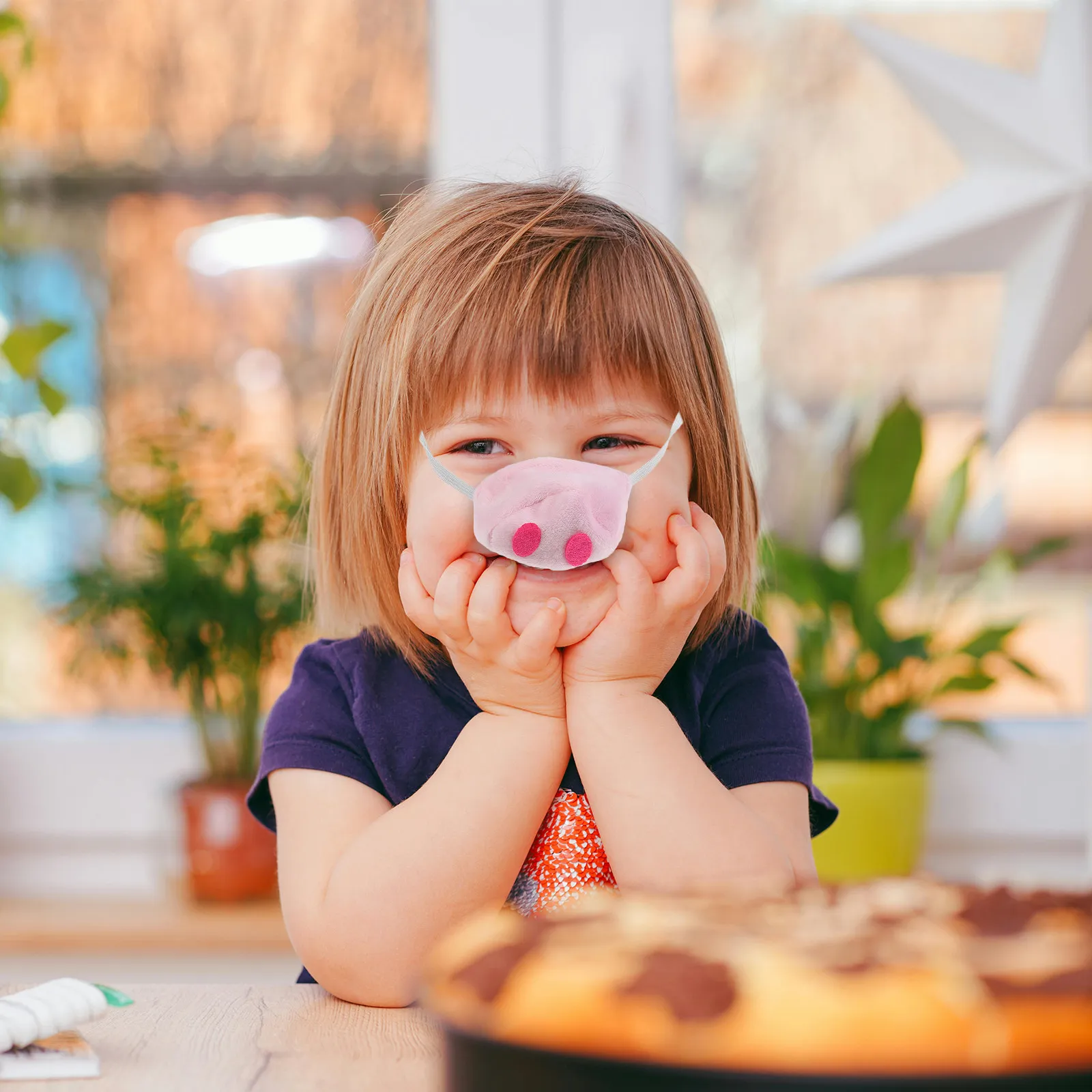 

Мягкий тканевый аксессуар для костюма свиньи (1 шт.) для Хэллоуина, вечеринок, карнавалов и выступлений
