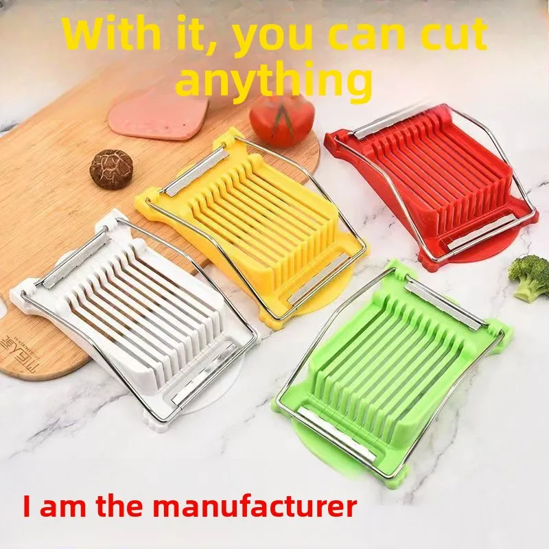 Ham sausage slicer, cutting and dicing artifact, luncheon meat slicing tool, preserved egg egg slicing, fruit divider