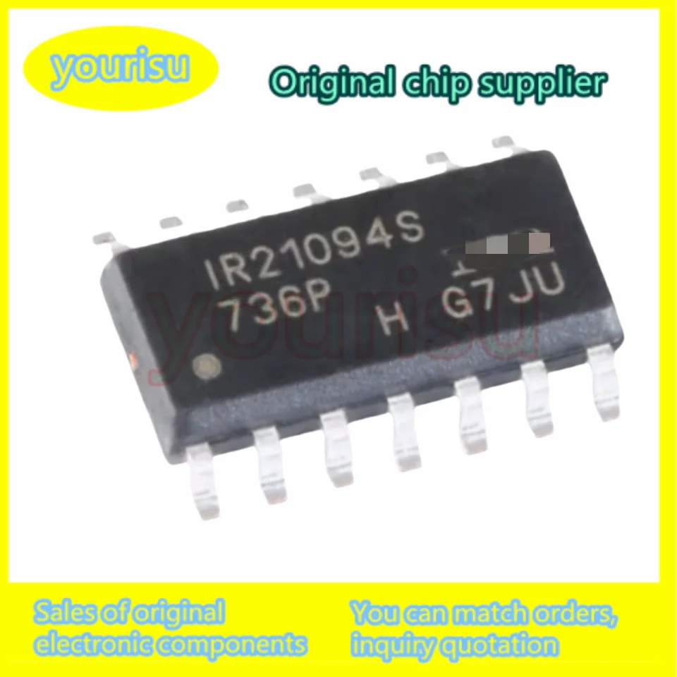 5Pcs/Lot IR21094S TRPBF IR21094 SOIC-14 600V half-bridge gate driver IC chip IR21094STRPBF