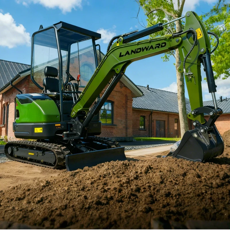 

2.5 Ton Mini Excavator FREE SHIPPING EPA Farm New Crawler Digger Kubota Engine Chinese 1Ton small Excavators Machine Customized