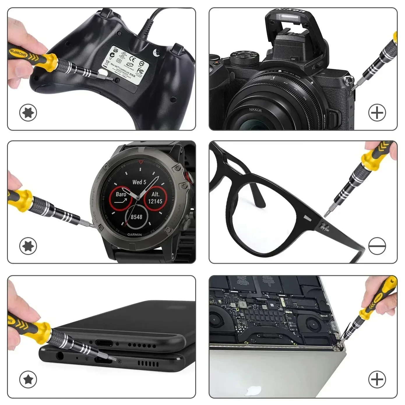 Computer-Reparatur-Set, 135-in-1-Schraubendreher-Set, PC, Laptop, Telefon, Uhr, Reparatur, Schraubendreher, Handwerkzeug, kleines Schlagschrauber-Set