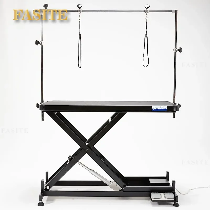For Large Dogs Golden Retriever Ultra-low Hydraulic Electric Lift Grooming Table Heavy Duty Pet Grooming Station Adjustable
