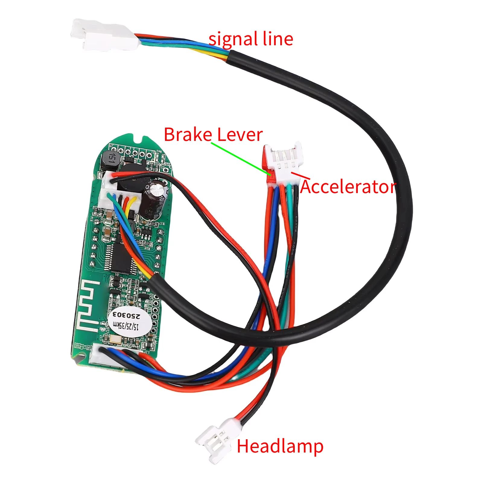 Electric Scooter Parts Electric Scooter Dashboard Circuit Board PCB Clear Display Bluetooth for 8.5-10in Electric Scooter