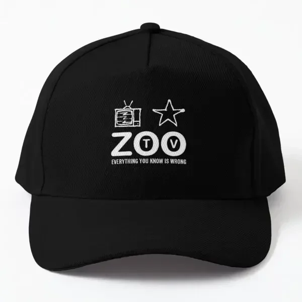 U2 حديقة الحيوان التلفزيون بواسطة Abel 2017 قبعة بيسبول قبعة المرأة عادية الأسماك Casquette الرياضة Snapback الأسود في الهواء الطلق Czapka مطبوعة الهيب هوب الشمس