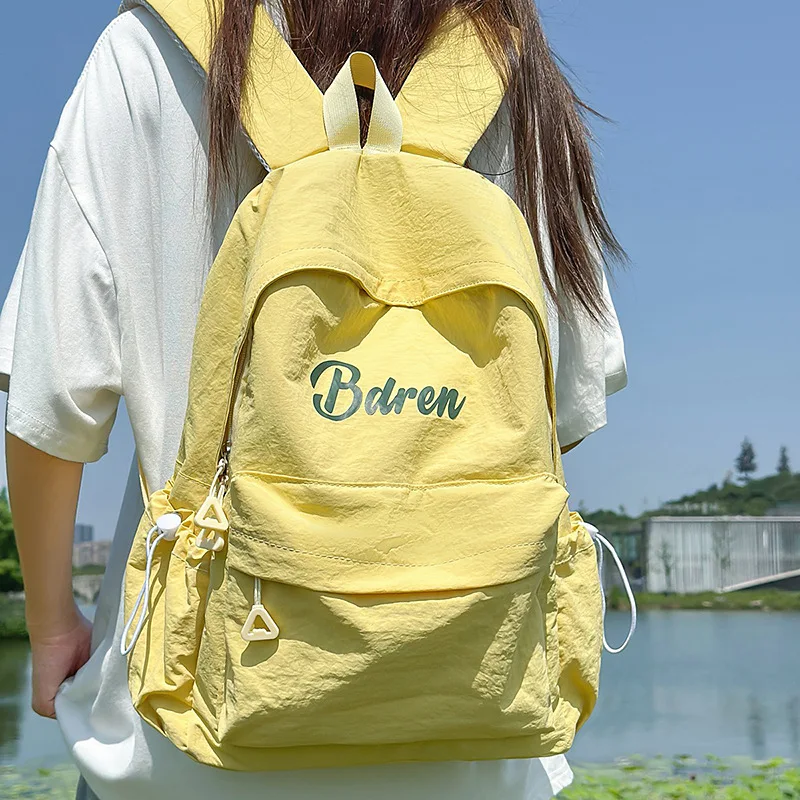 Japanese Ins New High-value, Fresh and Sweet Candy Color, Junior High School Students Light Travel Large-capacity Backpack