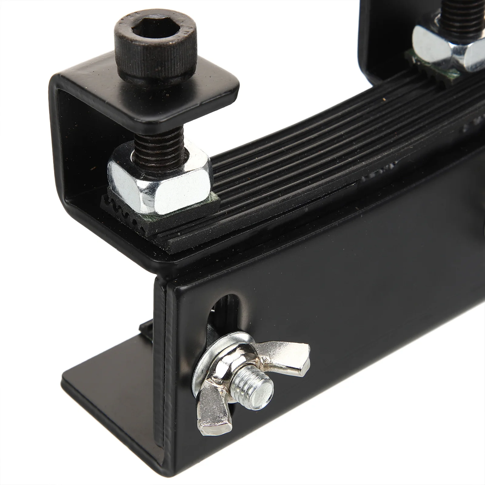 

Metal Bass Drum Riser Durable Adjust Height Fit Most Drums Platform Lifter Easy Install Remove Drum Accessories