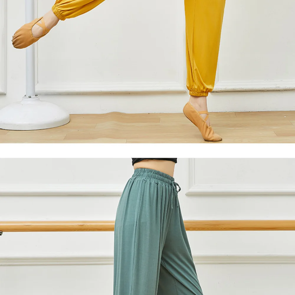 For Gongyan Unisex Athletic Dance Pants Loose Harem Joggers Breathable Training Sweatpants Sportswear For Yoga Exercise Gear