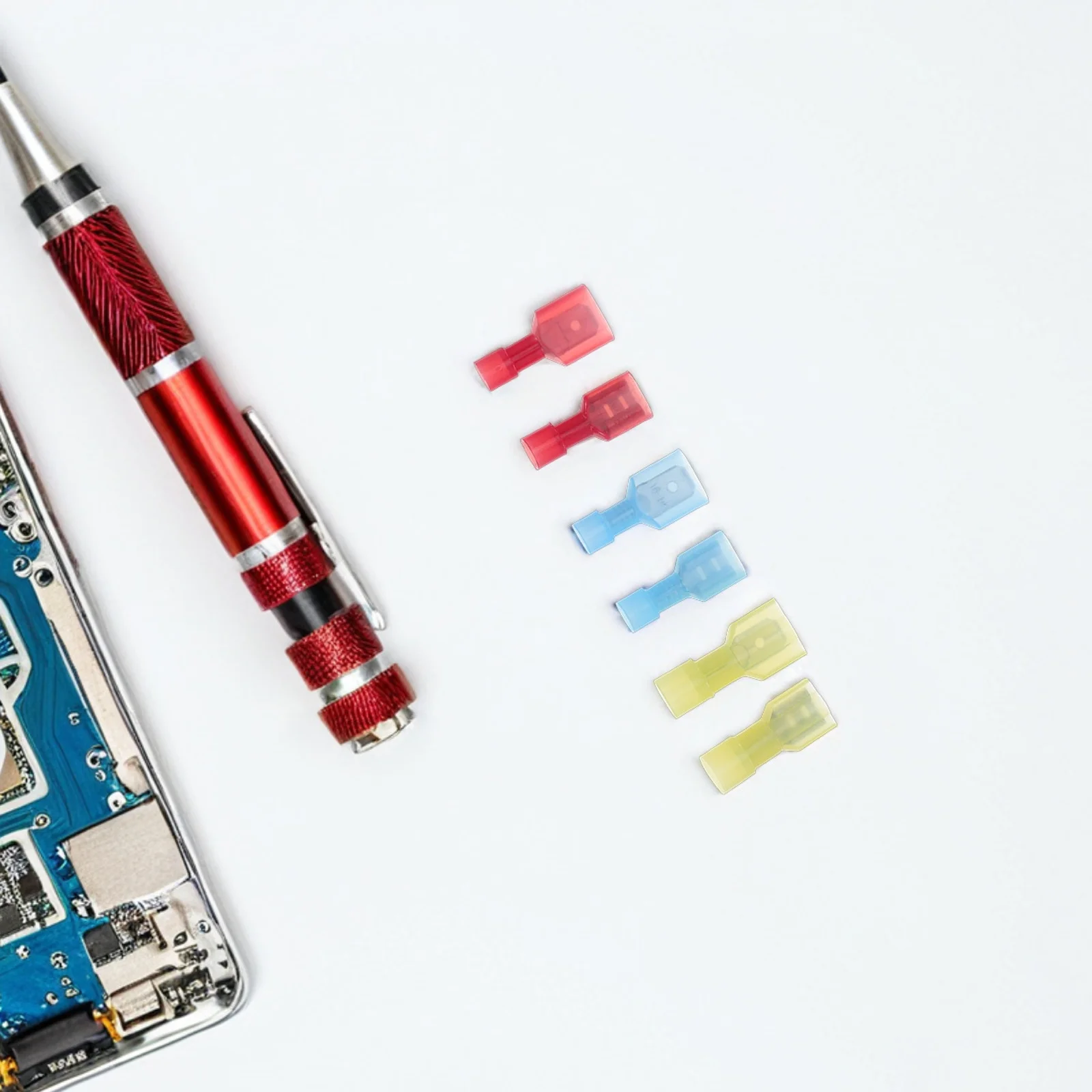 

180 шт. изолированные стыковые клеммы, обжимные разъемы для проводки, комплект автомобильных проводов, двухсторонний нейлоновый электрический