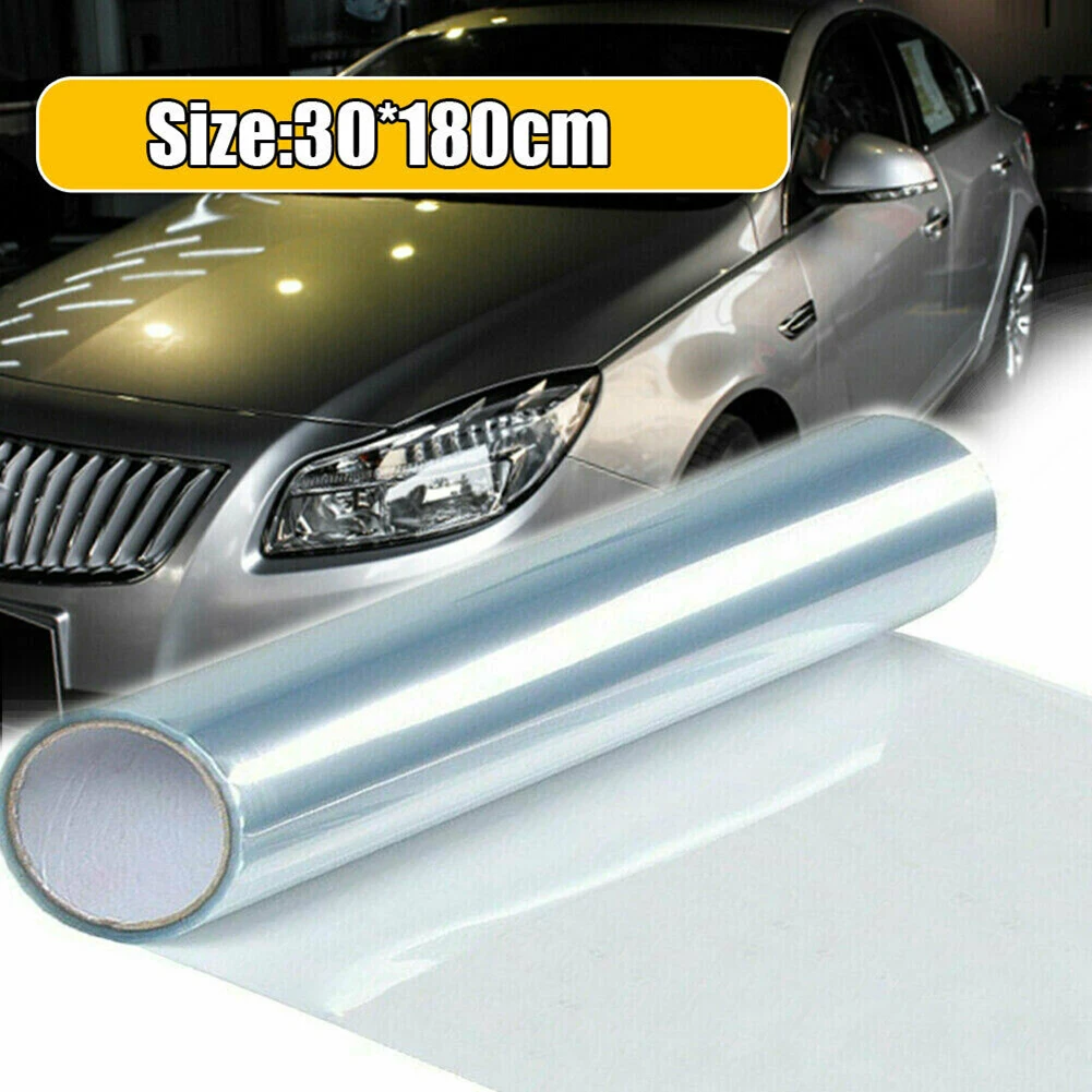 1pcs 30*180cm Car Light Protective Film Headlight Tail Lamp Sticker Wrap Accessories For Cars Motorcycles Suv Trucks