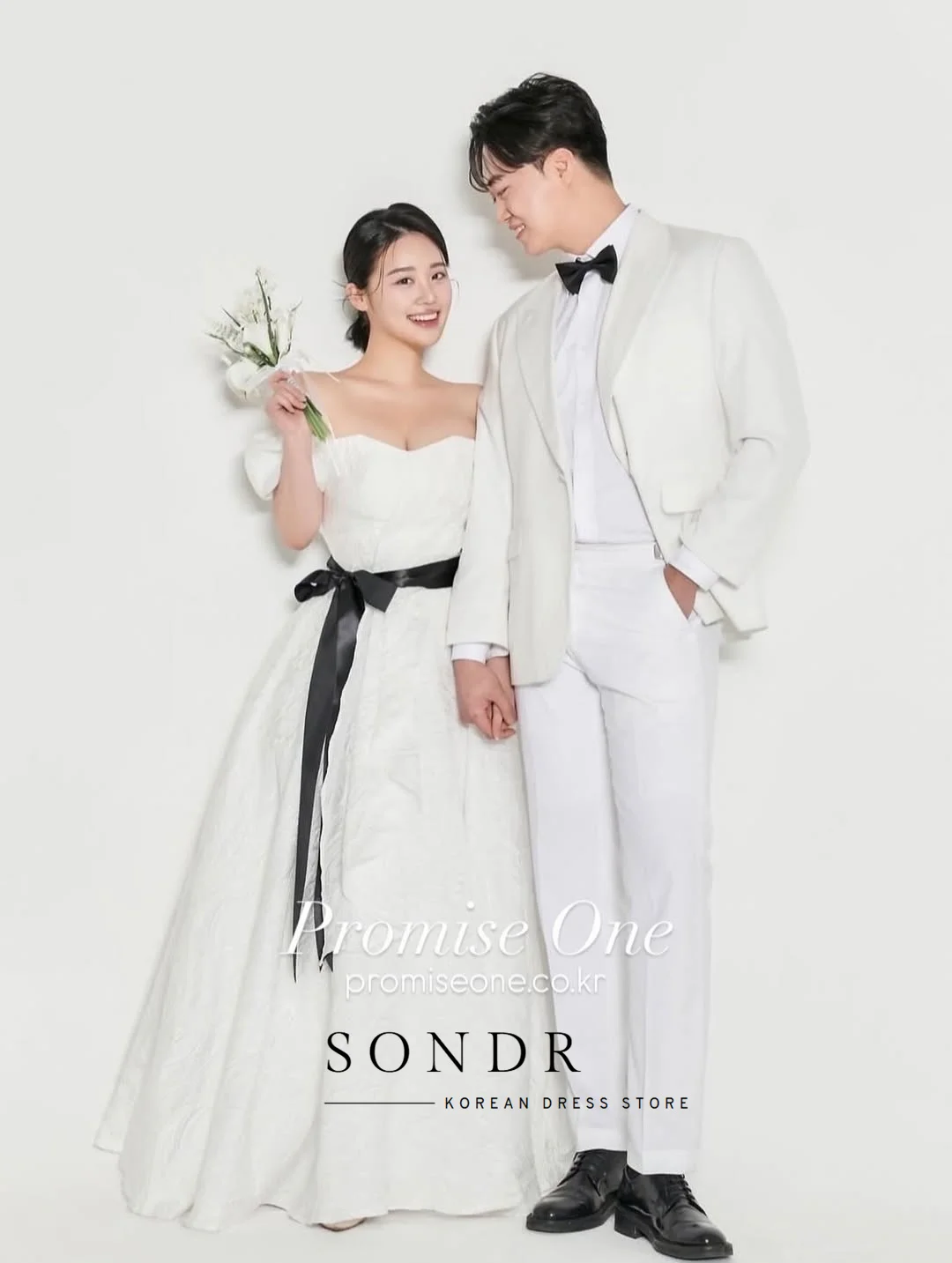 Sondr Customized Korean Wedding Dresses Off the Shoulder Puff Sleeves Bridal Party Gown A Line Bridal A Line Photo Shoot Gown