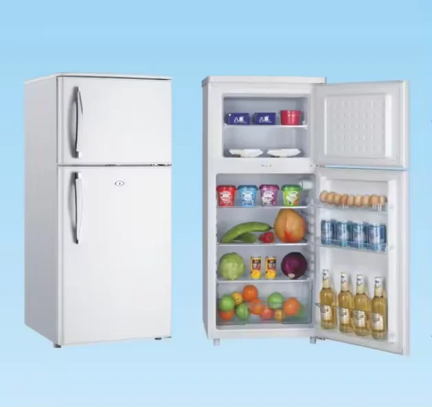 Parking Fridge BCD158 DC 12V 24V Optional AC110-240V By Adapter Refrigerator For RV Campers Caravan Solar Refrigerator