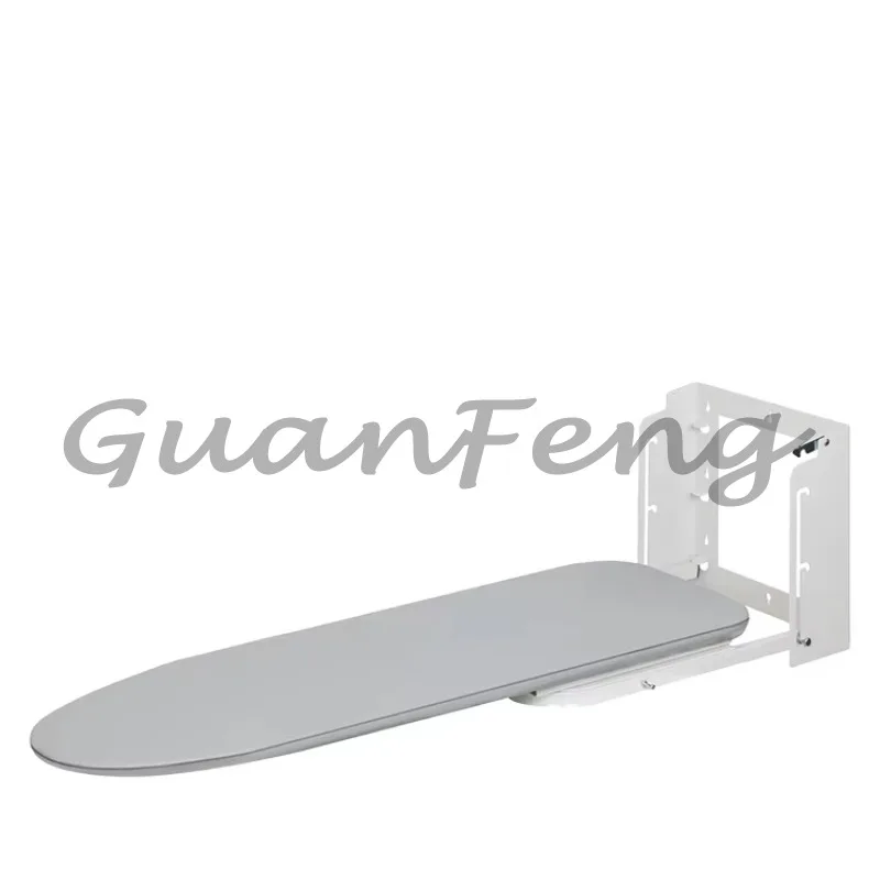 Wall-mounted 180-degree Rotating Ironing Board, Height-adjustable Folding Ironing Table, with Heat-resistant Cover
