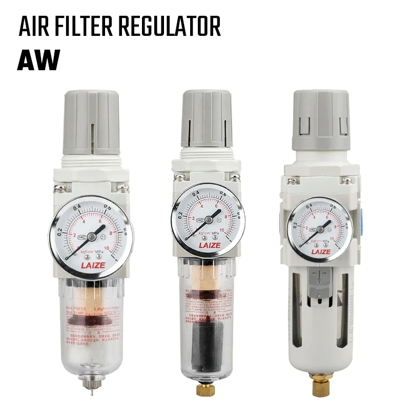 

AW Air Filter Pressure Regulator Automatic Drain SMC Type FRL THREADS BSPT