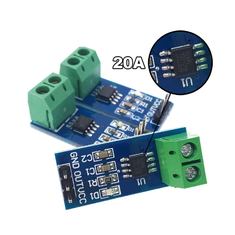 Obrázek 6: ACS712 5A 20A 30A dosah hala proud senzor modul pro arduino ACS712-30A ACS712-20A