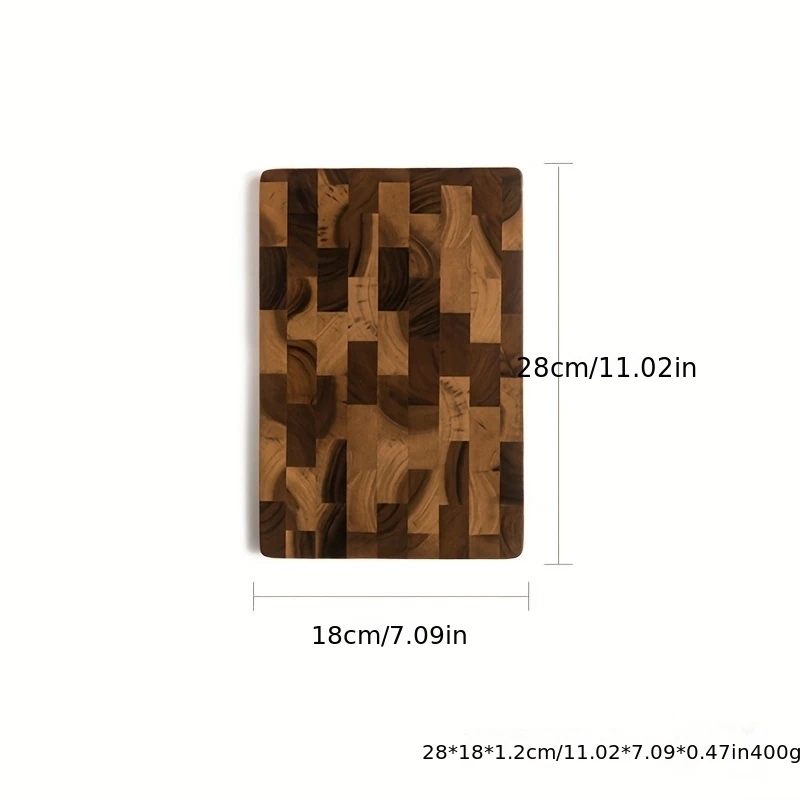 قطعة واحدة من ألواح الخشب الكبيرة - لوح تقطيع الحبوب الخشبية شديدة التحمل، أوراق كبيرة من خشب شجرة الكاميليا للحوم والجبن والخضروات والخبز #3