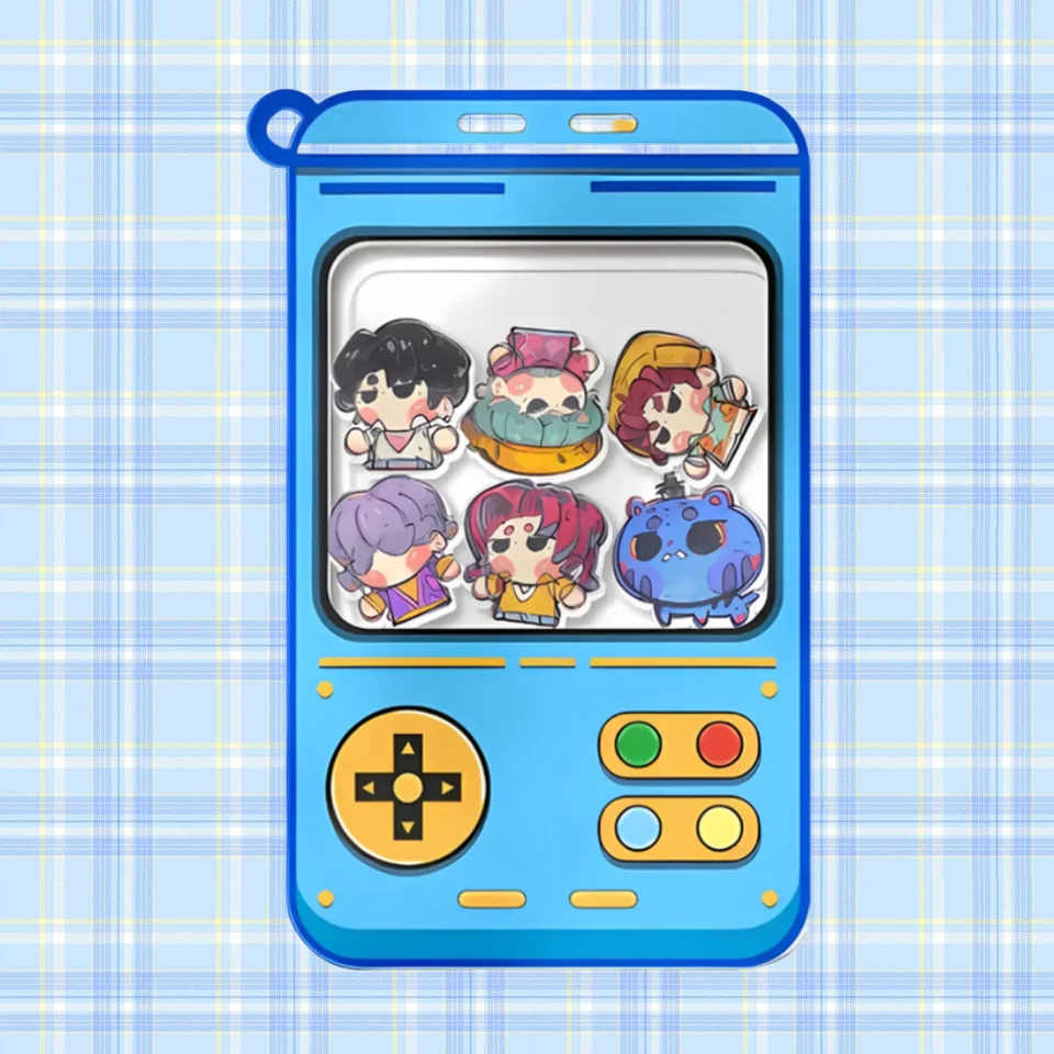 Anime Popular Kpop Tv Demon Hunters Acrylic Keychain Huntrix Mira Rumi Zoey Tiger Bag Decoration Pendant Friends Gift