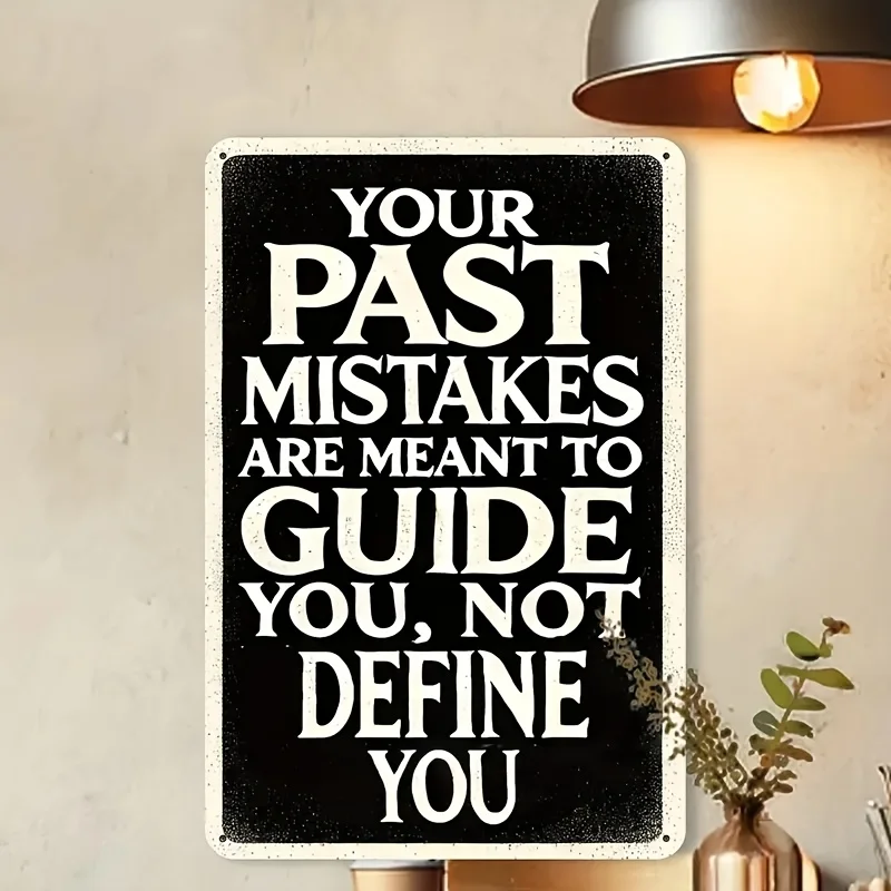 2D Flat 1pc Vintage Metal Sign - 