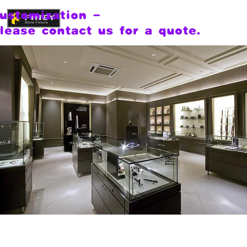 custom.Custom Glass Jewelry Display Stand Watch Display Showcase