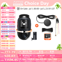 70mai Dash Cam 4K Omni X800 Front Rear Set 360° Rotating 4G Module UP04 Supercapacitor Real-time Alert Remote Control 70mai X800