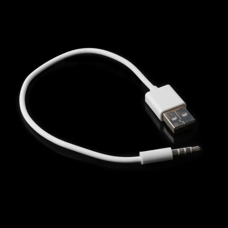USB 3.5mm Data Sync Charging Cable Adapter for Apple iPod Shuffle 2nd - 5