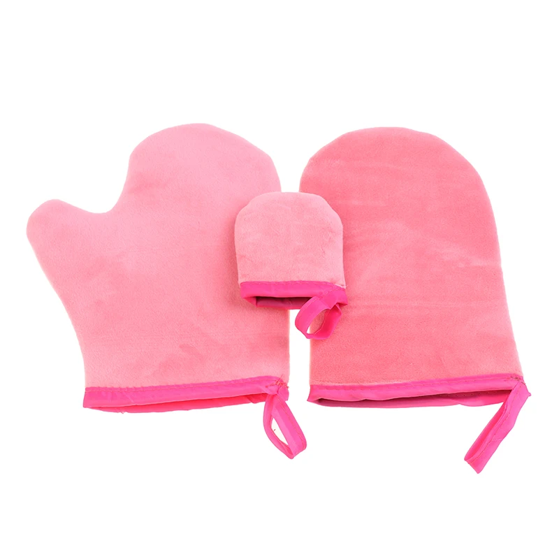 New Reusable Body Self Tan Applicator Tanning Gloves Cream Lotion Mousse Body Cleaning Glove Self Body Cleaning Glove Pink