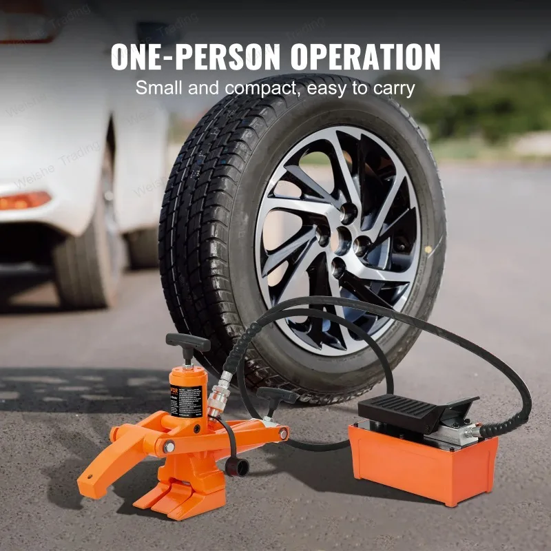 Hydraulic Bead Breaker 10000PSI Tire Bead Breaker with Metal Foot Pump Heavy-duty Steel Bead Breaker Tool for Truck ATV