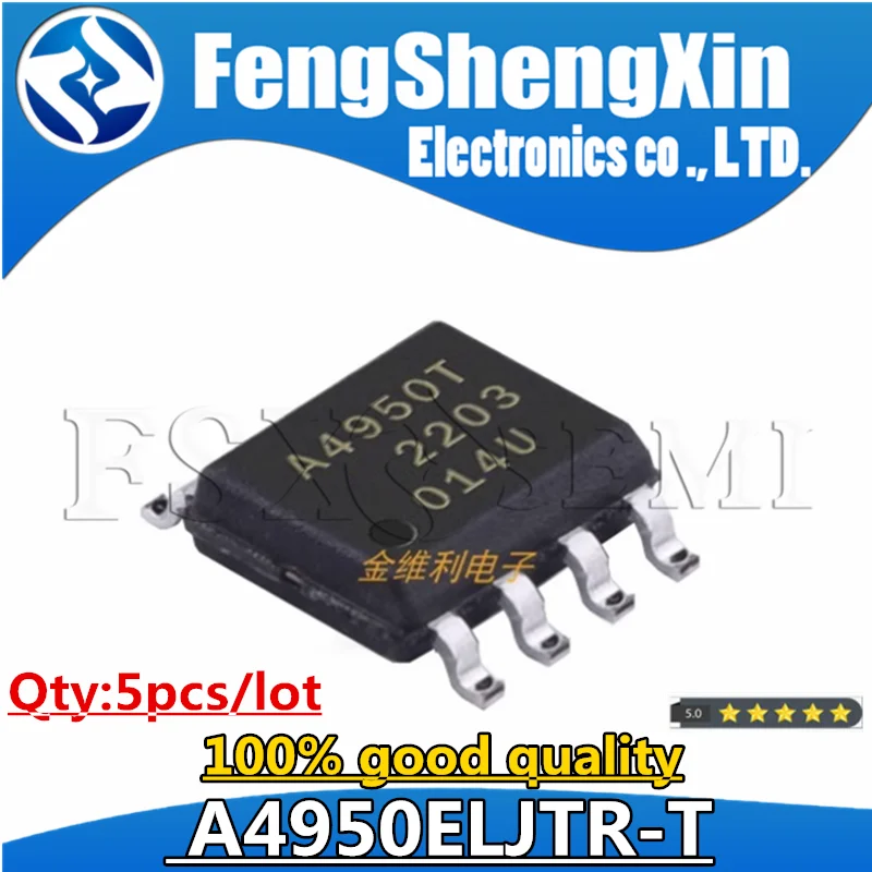 

5pcs/lot A4950ELJTR-T A4950 A4950T SOP-8 PWM Motor Driver IC