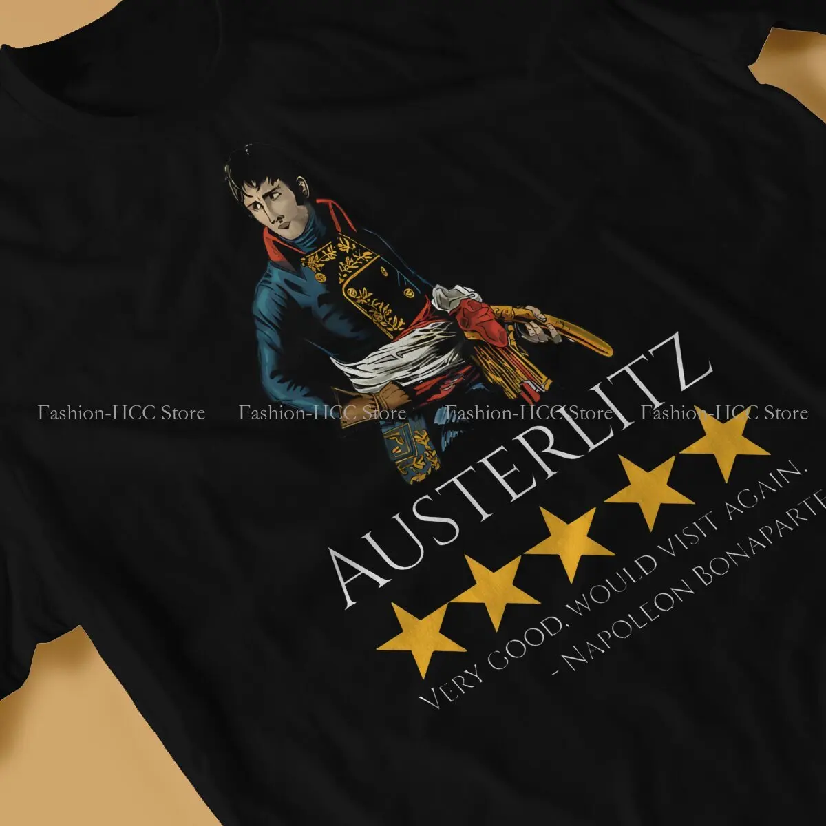 French Revolution Epic Transformation Original TShirts Napoleon Bonaparte Austerlitz Personalize Men\'s T Shirt New Trend 6XL