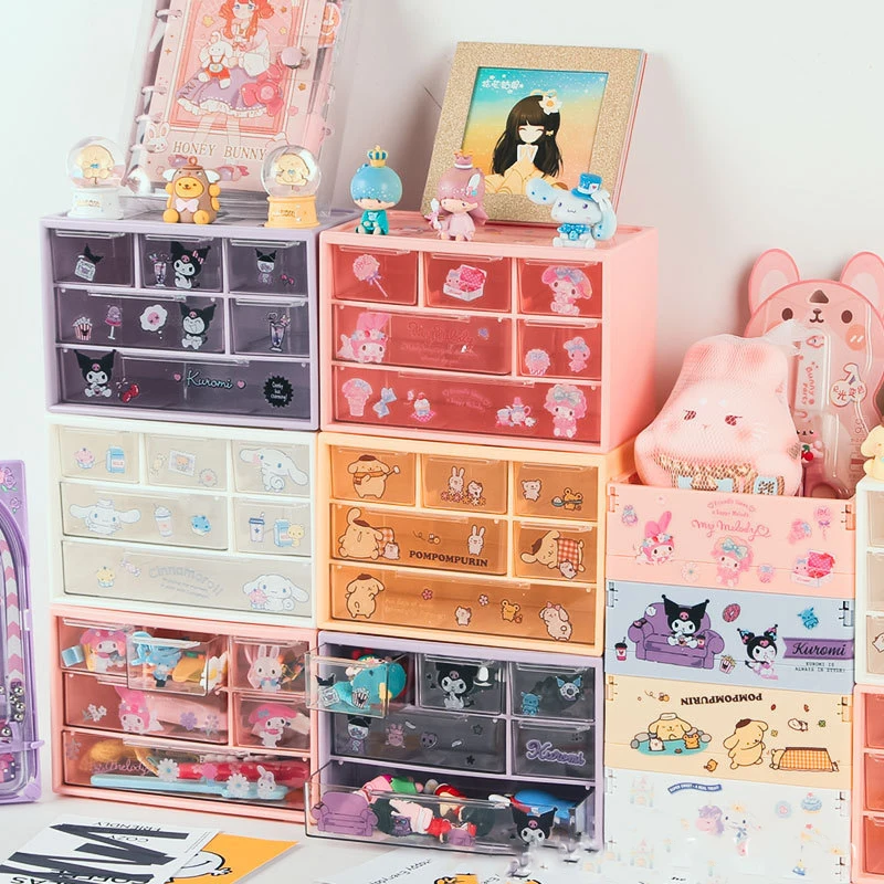 9 Grids Transparent Desktop Organizer Drawer Storage Box for Jewelry Cosmetic Earrings Makeup Desk Transparent Container