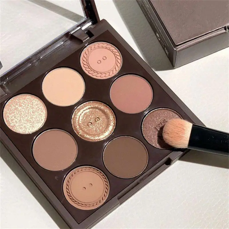 Versatile Eye Shadow Palette Smooth Desaturated Eyeshadow Palette Fashion Deep Oatmeal Earth Tones Eyeshadow Palette Eye Makeup