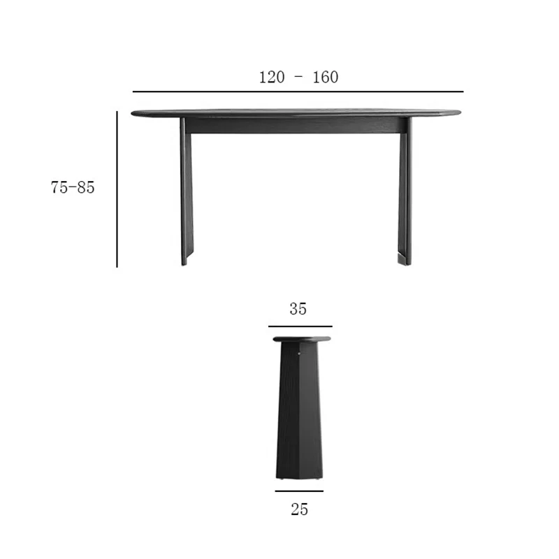 Wabi Sabi Retro Console Tables Minimalist Aesthetic Trendy Design Console Tables Modern Premium Mesa Consola Furniture Home image 2