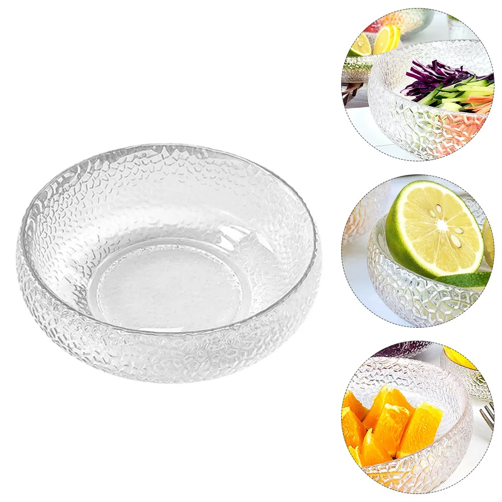 

1Pcs Kitchen Tableware Glass Dessert Bowl Salad Serving Bowl for Fruit Noodle Rice Food Storage Kitchen Tableware