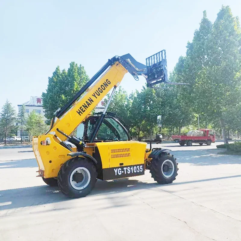 Smart Telehandler 4.5T 16m Lift IoT Remote Monitoring 5G Connectivity Predictive Maintenance Enabled