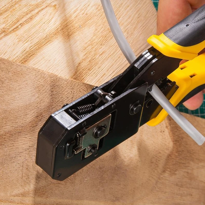 Narzędzie do zaciskania sieci RJ45 Narzędzie do ściągania izolacji do złączy RJ45 Ethernet