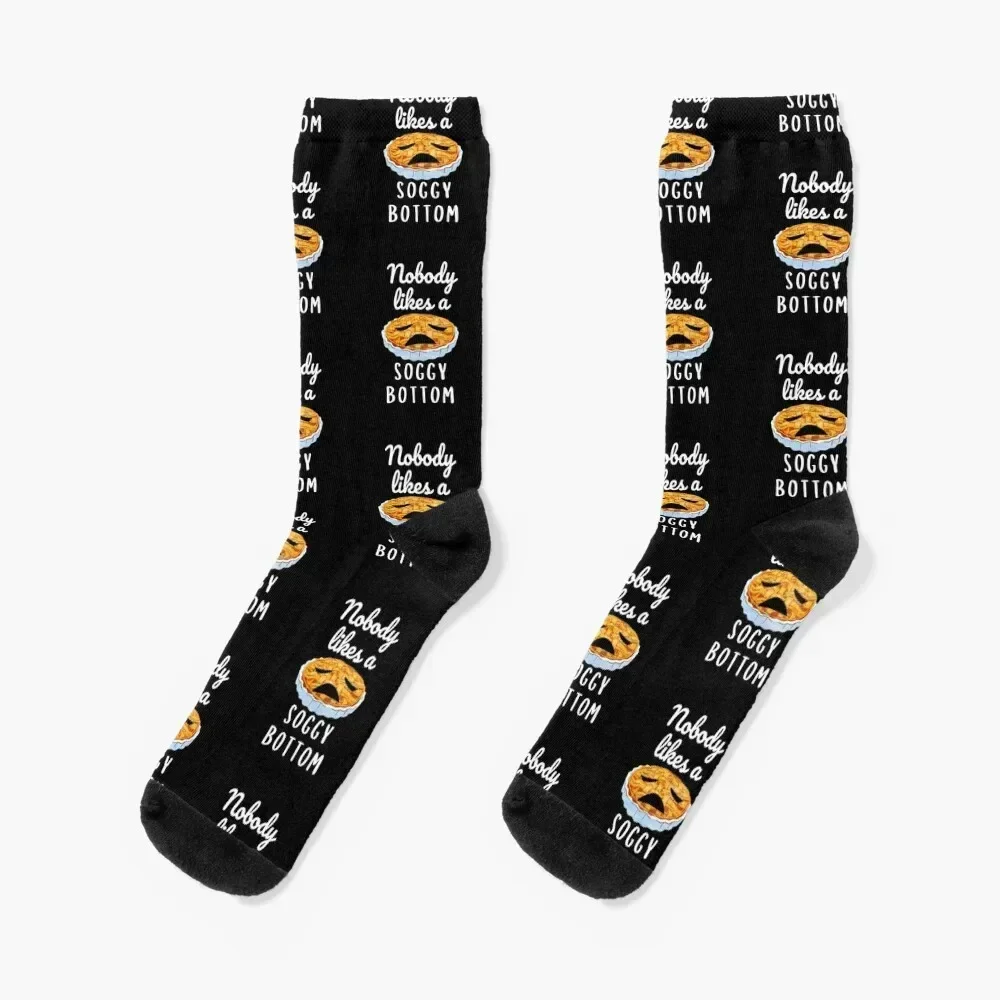 Soggy Bottom British Bake Off Cooking Chef Socks new in's Thermal man winter cotton fashionable Socks Woman Men's