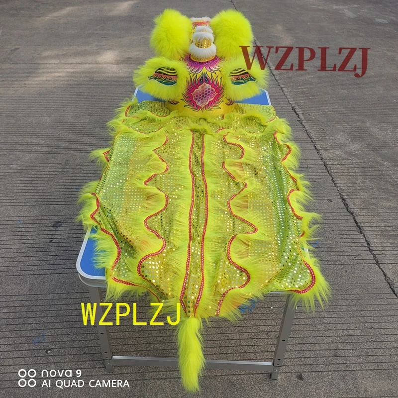 أزياء مسرحية الأسد ملابس رقص 10-15 سن الطفل طالب لعب لعبة حفلة رياضة عيد الميلاد الحدث الشعبي مرحلة التميمة الصين #6