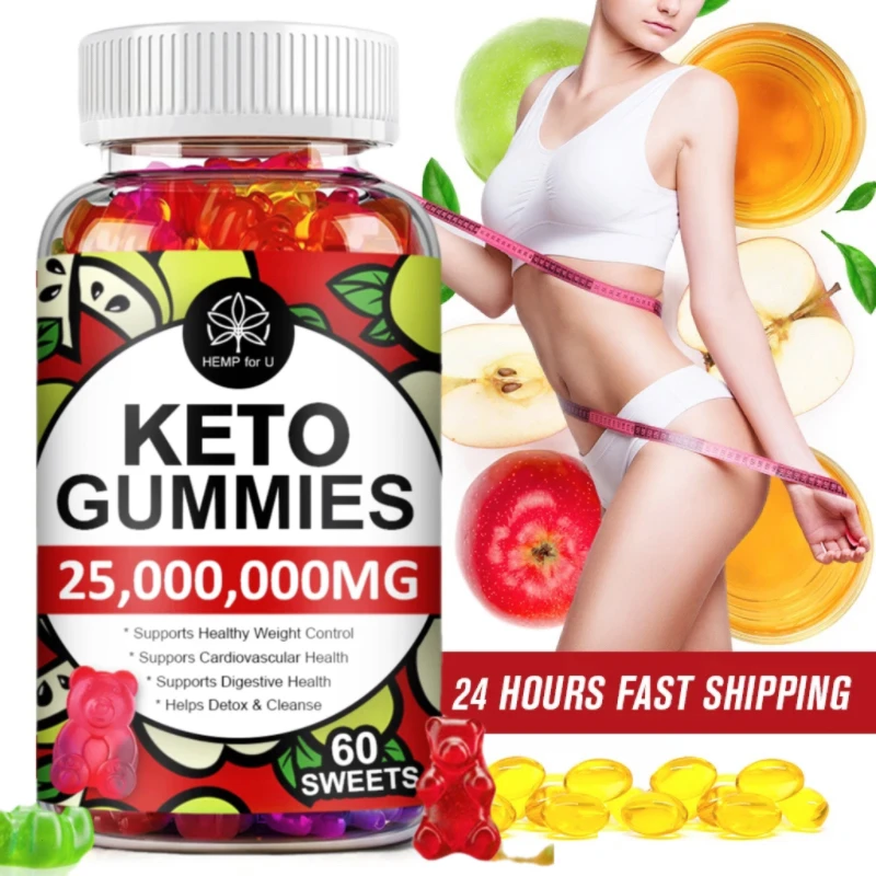 

Apple Cider Vinegar Gummies Keto Gummies Maintain Body Shape Weight Management Metabolism and Detoxification Dietary Supplement