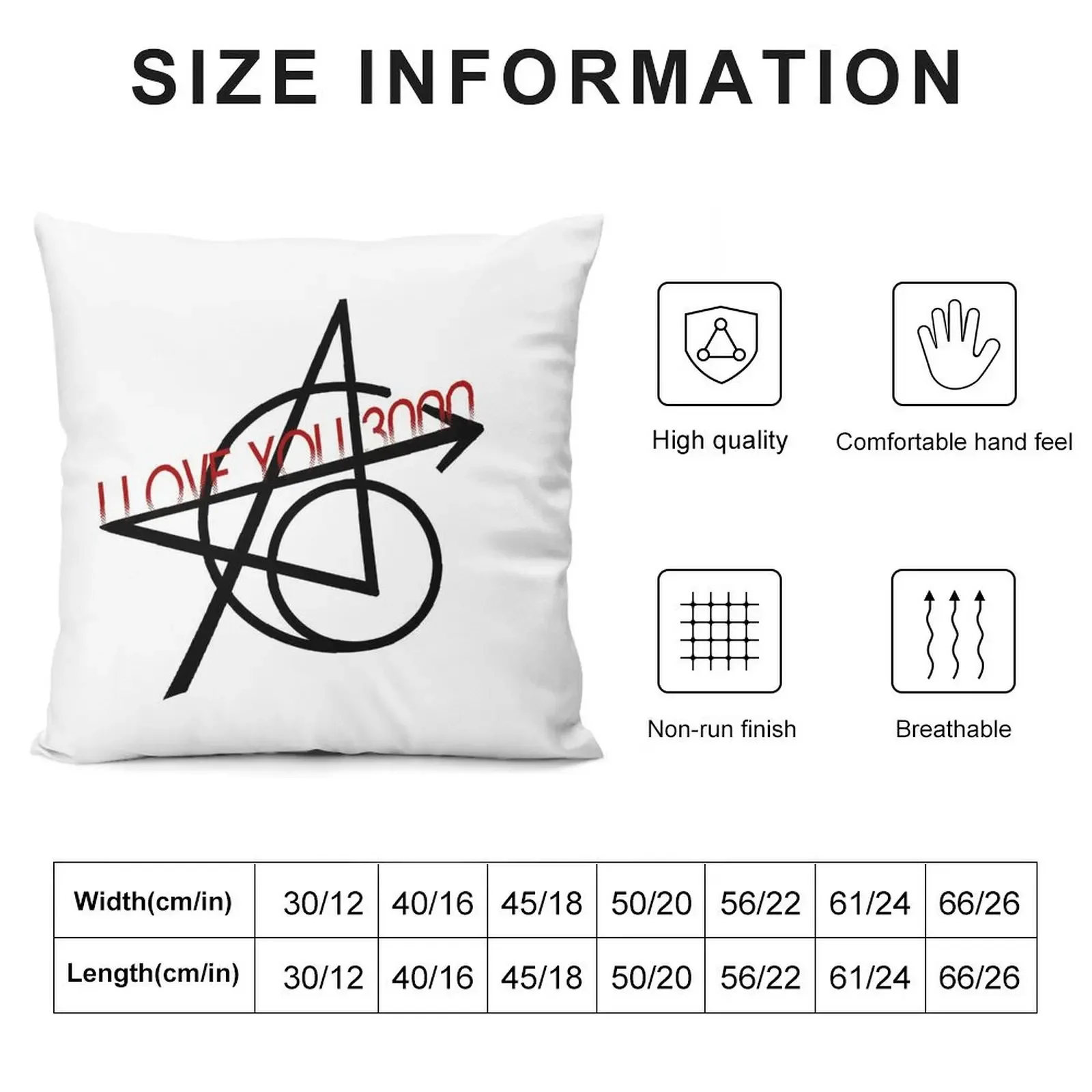 I love you 3000 Throw Pillow anime girl Pillowcase Cushion Cushion Cover For Sofa pillow