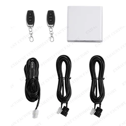 Valve Control Kit for 2 Pins Exhaust Muffler Cutout Accessories with 2 Electric Valves 12V Remote Control