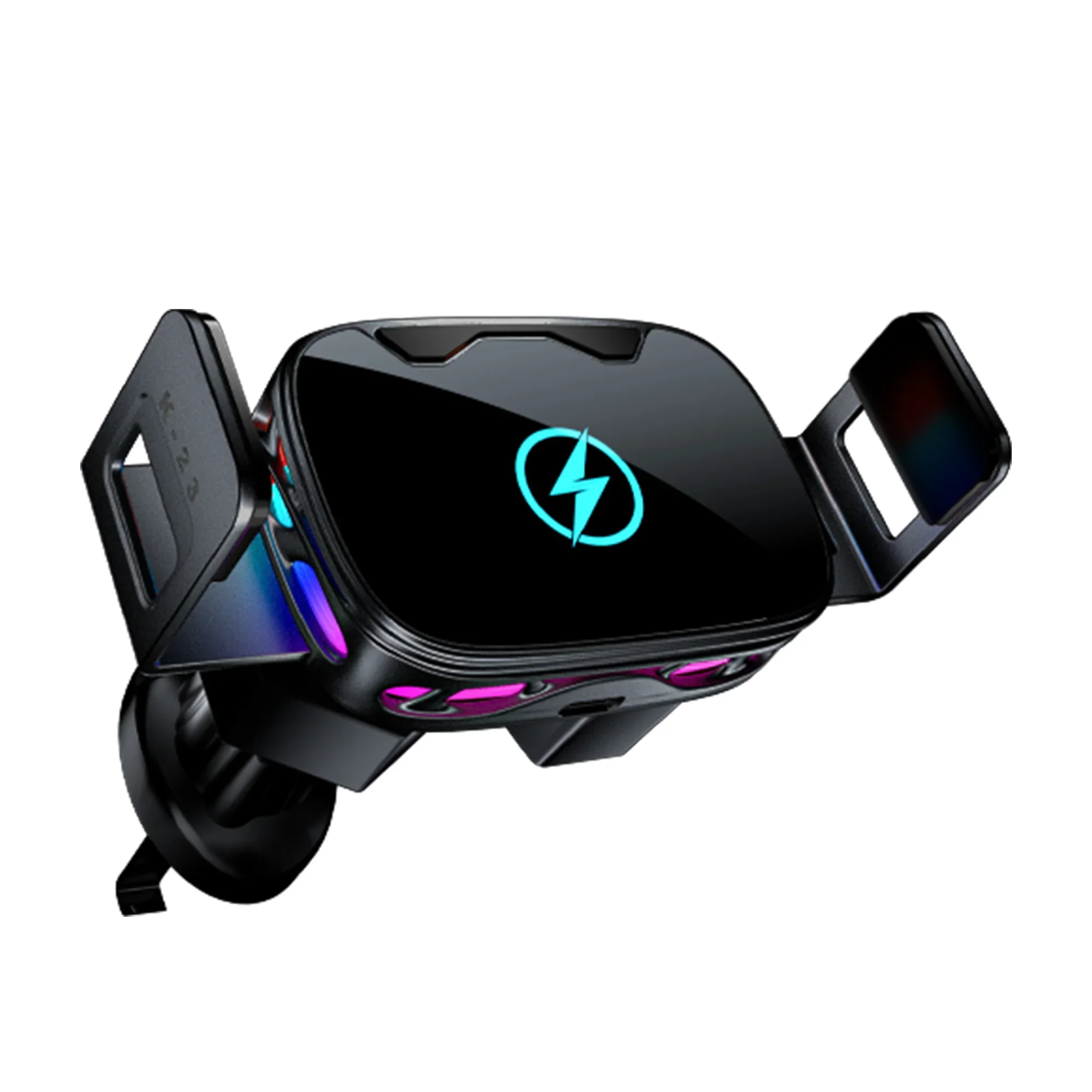 Car Mounted Wireless Charging Stand Car Vent Mount Phone Holder Navigation System Compatible Universal Car Phone Holder