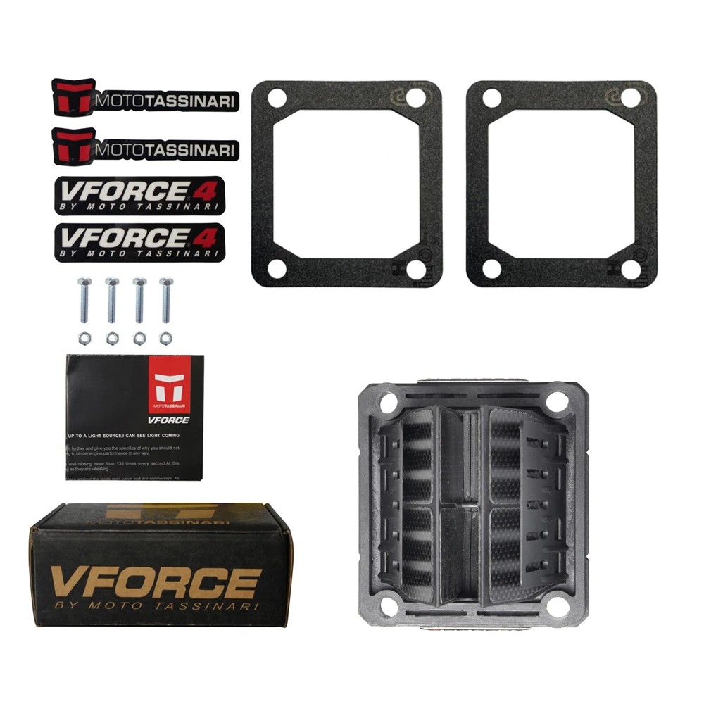 Vforce 4 v-force 4 V4144 válvula de lengüeta para motocicleta Yamaha RD350 RD250 DT180 DT175 YZ125 RXZ RXZ-D Y15ZR RX115 YZ60