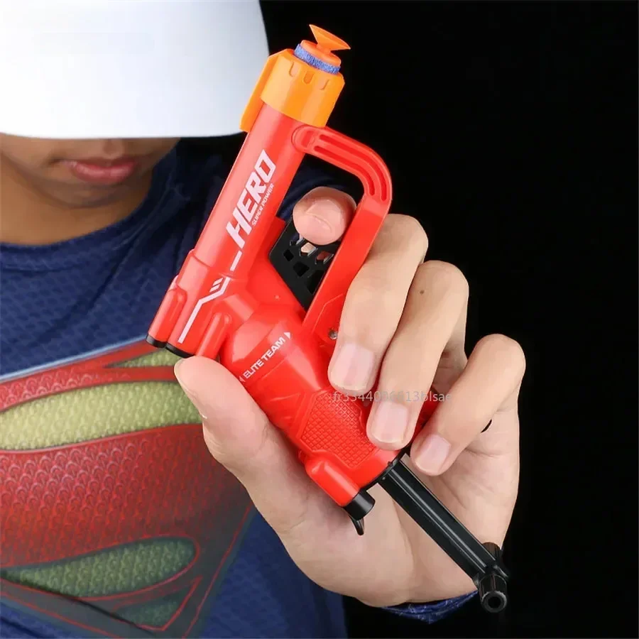 2024 Newest Mini Soft Bullet Gun Manual Loading Suit for Nerf Bullets Toy Pistol Children Dart Ball Toy Guns Christmas Gift