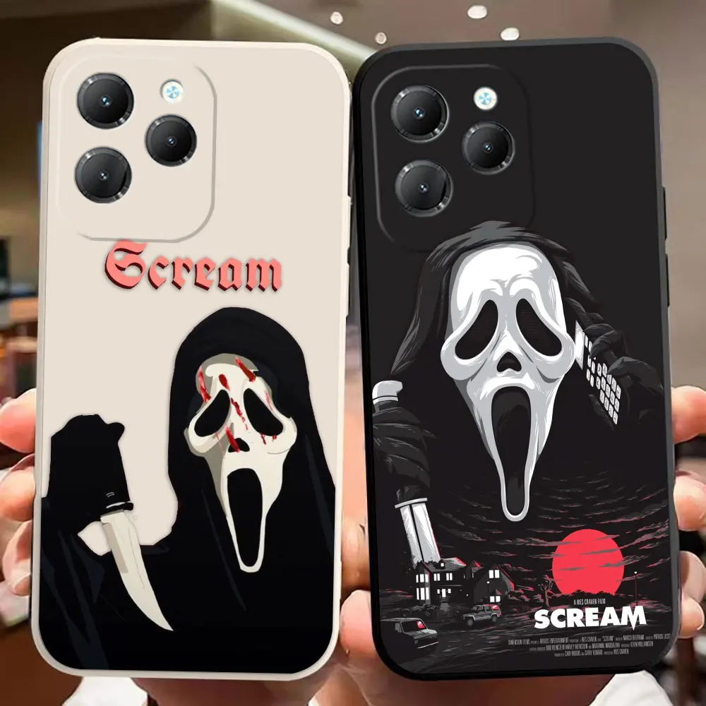 

G-Ghostface Horror Scream Custom Phone Case For Infinix HOT 10 10I 11S 12I 20I NOTE 11 12 30 SPARK SMART 6 8 9 20 POVA 3 Case