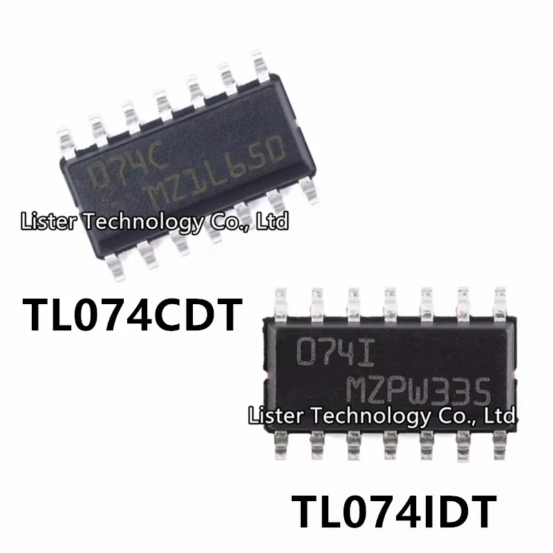 20~200Pcs/Lot New TL074CDT TL074IDT SOP-14 Marking:074C 074I SOP14 TL074 TL074C TL074I TL074CD TL074ID SMD