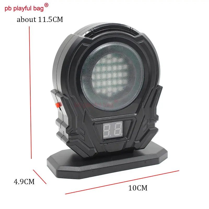 Outdoor Sports CS Game Equipment Laser Induction Target with Music Lighting Scoring Training Target Competition Toy Parts QG424