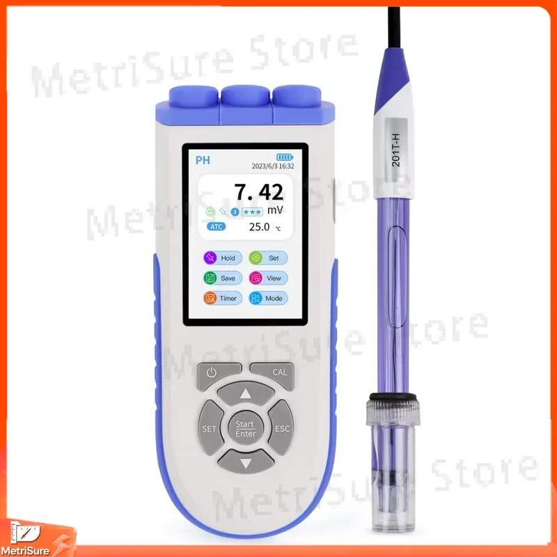 Portable High Precision Water Quality Tester for Swimming Pool Marine Aquaculture pH Conductivity TDS EC Salinity Temperature