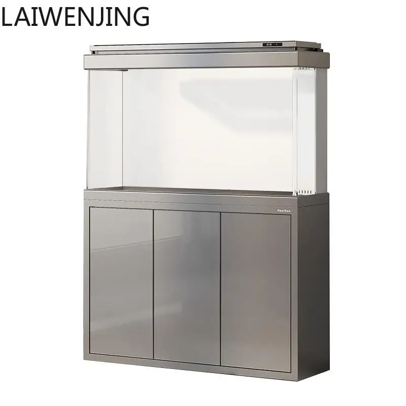 

HLZ аквариум от пола до потолка без воды для гостиной ультрабелое стекло большой и средний экологический бытовой фильтр