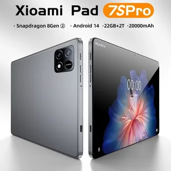 2025 Orijinal Pad 7S Pro Tablet PC 11 inç Android 14 Snapdragon 8 Gen 2 Küresel 16 GB + 1 TB 20000 mah 5G Çift SIM WIFI HD 4K Ekran