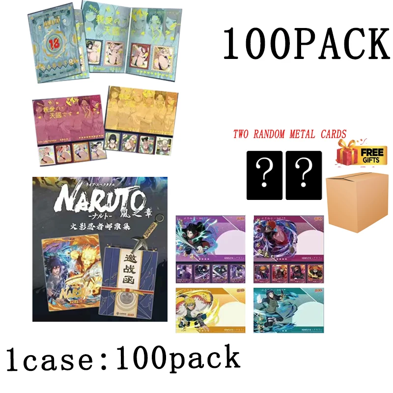 Groothandel Naruto Collection Cards Booster Stamp Collection Kinderspeelgoed Speelkaarten Kinderen Speelgoedcadeau